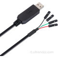 Cavo Adattatore seriale TTL da USB a TTL segnale TX/RX